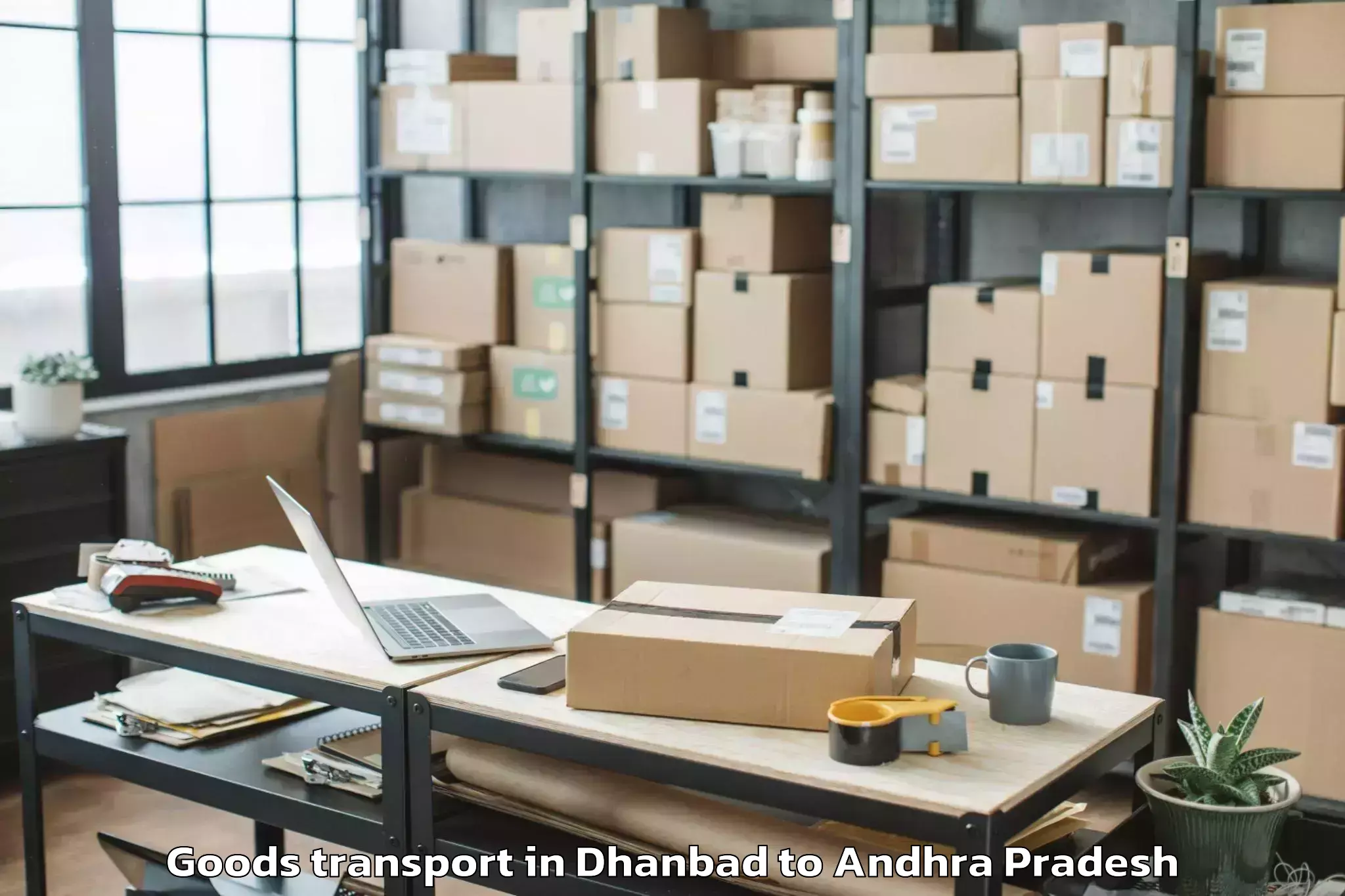 Book Your Dhanbad to Sri Padmavati Mahila Visvavidy Goods Transport Today